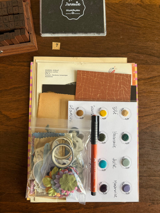 Kit Art Journal Pixö - Kit #7
